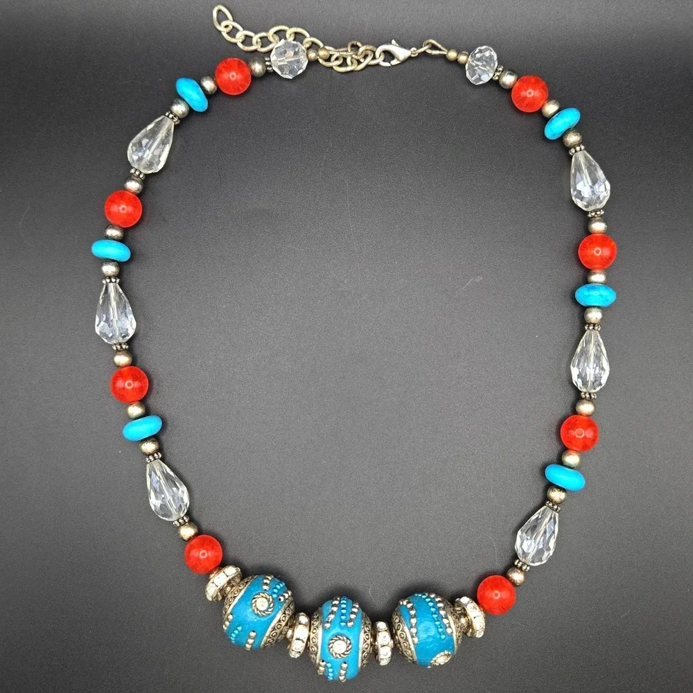 N/A beaded statement
